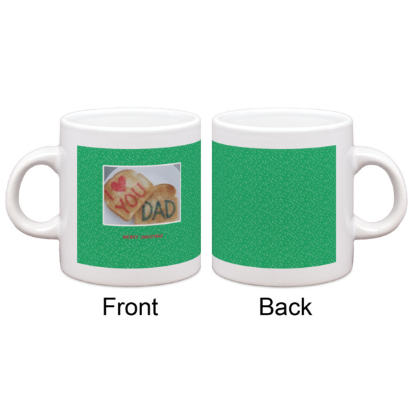 Custom Design - Single Shot Espresso Cup - Single - Front & Back