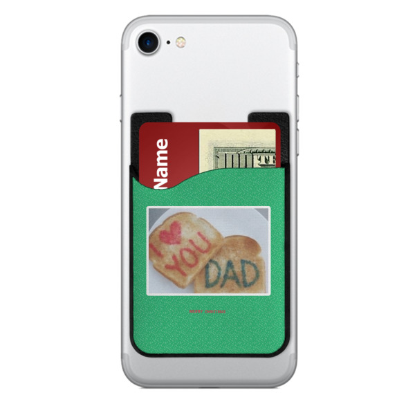 Custom Design Your Own 2-in-1 Cell Phone Credit Card Holder & Screen Cleaner