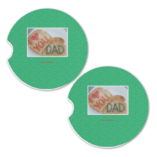 Custom Design - Sandstone Car Coasters - Set of 2