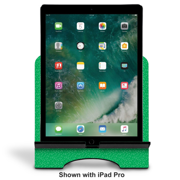 Custom Design - Stylized Tablet Stand - Front with ipad
