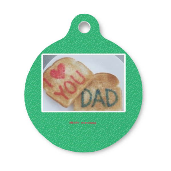 Custom Design Your Own Round Pet ID Tag - Small