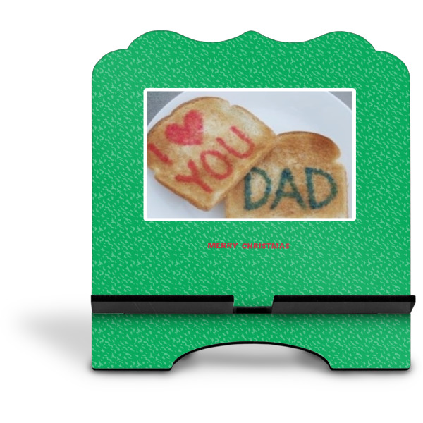 Custom Design - Stylized Tablet Stand - Front without iPad