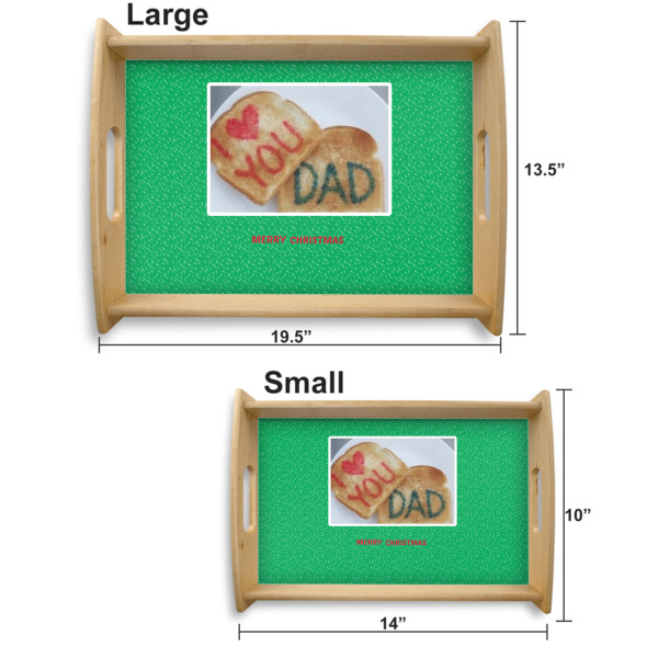 Custom Design - Serving Tray Wood Sizes