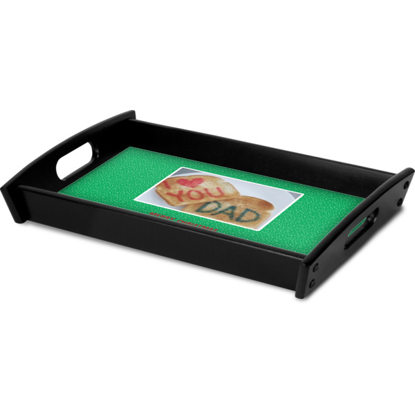 Custom Design - Serving Tray Black - Corner