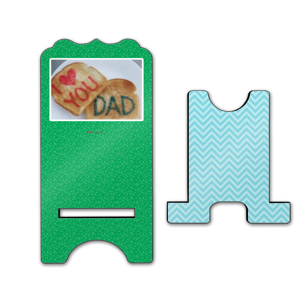 Custom Design - Stylized Phone Stand - Front & Back - Large