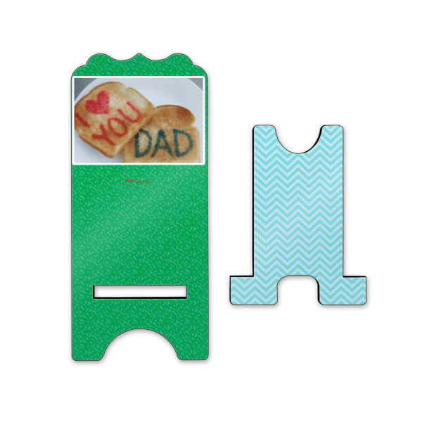 Custom Design - Stylized Phone Stand - Front & Back - Small