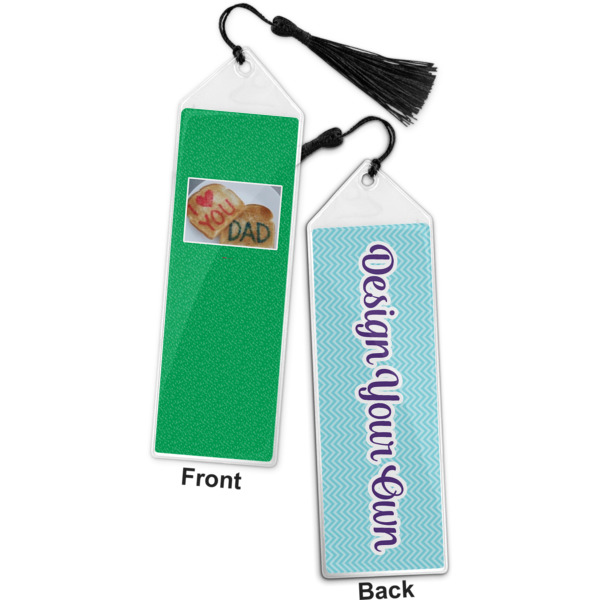 Custom Design - Bookmark w/ Tassel - Front and Back