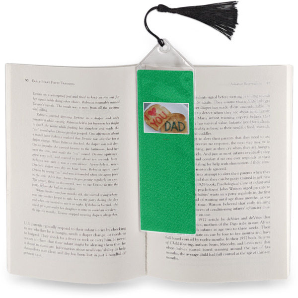 Custom Design - Bookmark w/ Tassel - In Book