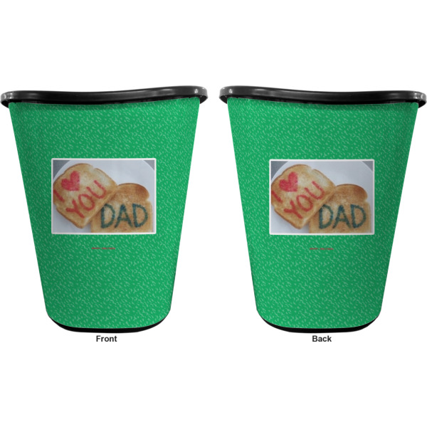 Custom Design - Waste Basket - Black - Double Sided - Approval