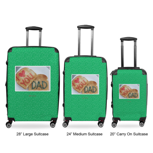 Custom Design - Luggage Bags all sizes - With Handle