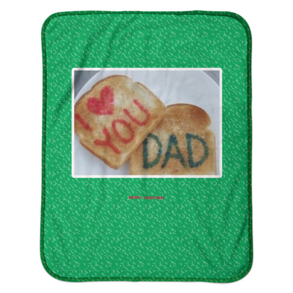 Custom Design - Baby Sherpa Blanket - Flat