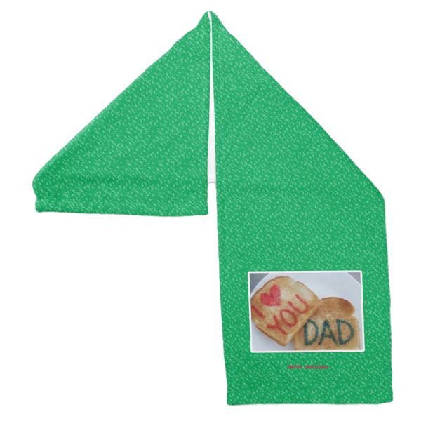 Custom Design - Sports Towel Folded - Both Sides Showing