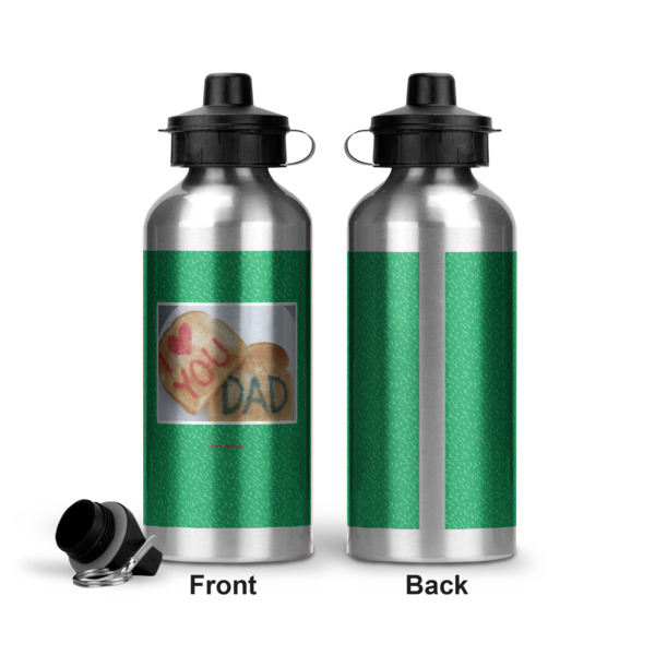 Custom Design - Aluminum Water Bottle - Front and Back