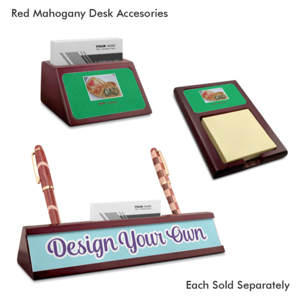 Custom Design - Mahogany Desk Accessories