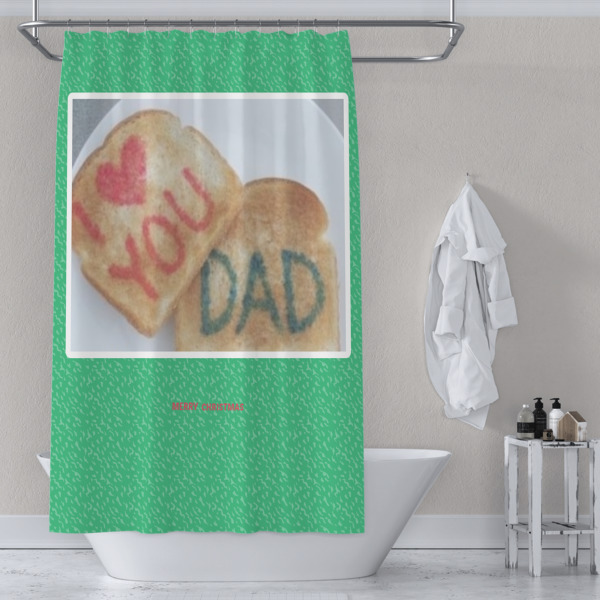 Custom Design - Shower Curtain - 70"x83" - Lifestyle