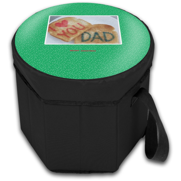 Custom Design - Collapsible Personalized Cooler & Seat (Closed)