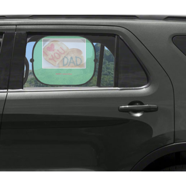 Custom Design - Car Sun Shade Black - In Car Window