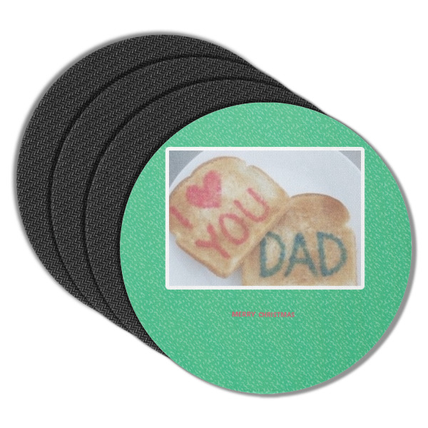 Custom Design - Round Coaster Rubber Back - Main