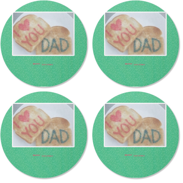 Custom Design - Coaster Round Rubber Back - Apvl