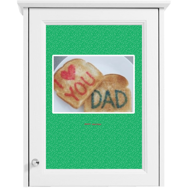 Custom Design - Single White Cabinet Decal