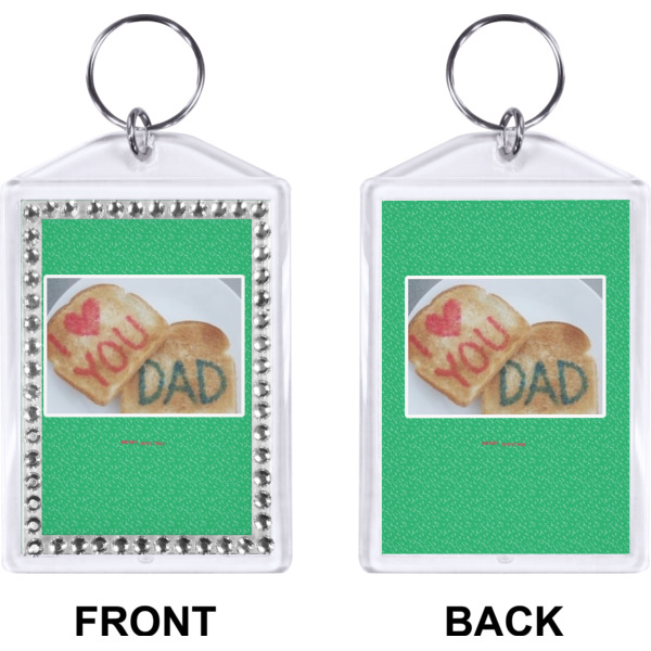 Custom Design - Bling Keychain (Front + Back)