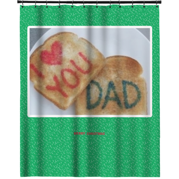 Custom Design Your Own Extra Long Shower Curtain - 70" x 83"