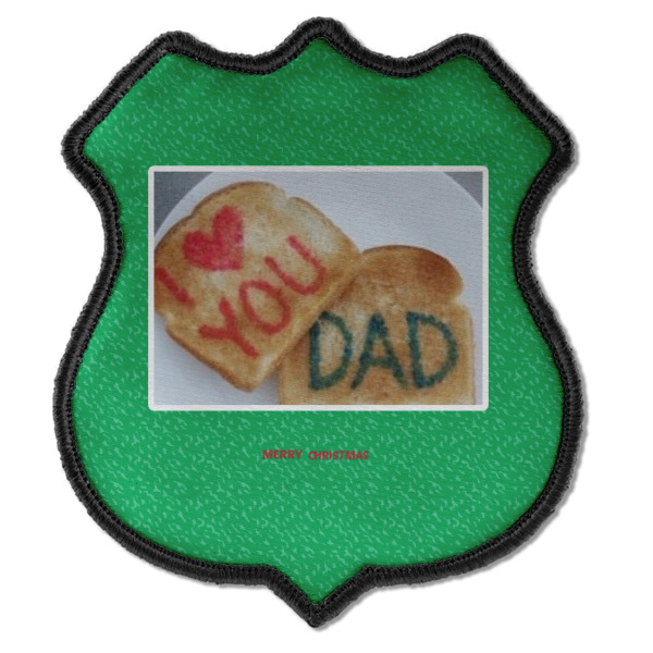 Custom Design - Iron On Patch - Shield - Style C - Front