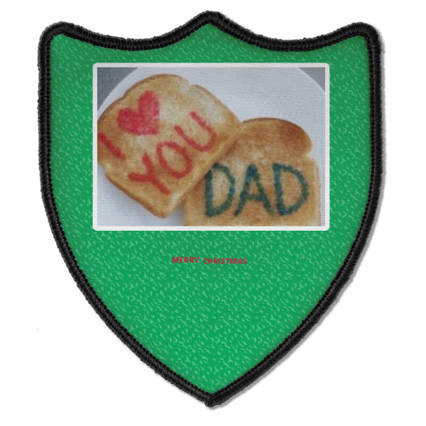 Custom Design - Iron On Patch - Shield - Style B - Front