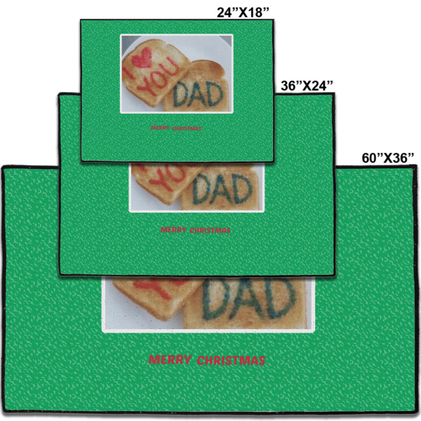 Custom Design - Door Mats - Size Comparison
