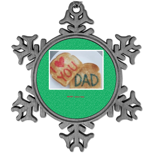 Custom Design Your Own Vintage Snowflake Ornament