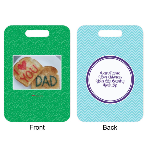 Custom Design - Metal Luggage Tag - Approval