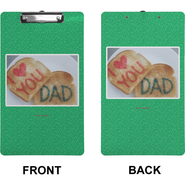 Custom Design - Clipboard (Legal) (Front + Back)