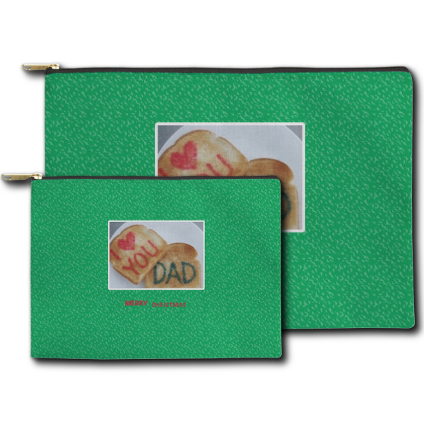 Custom Design - Zippered Pouches - Size Comparison