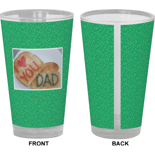 Custom Design - Pint Glass - Full Color - Front & Back Views