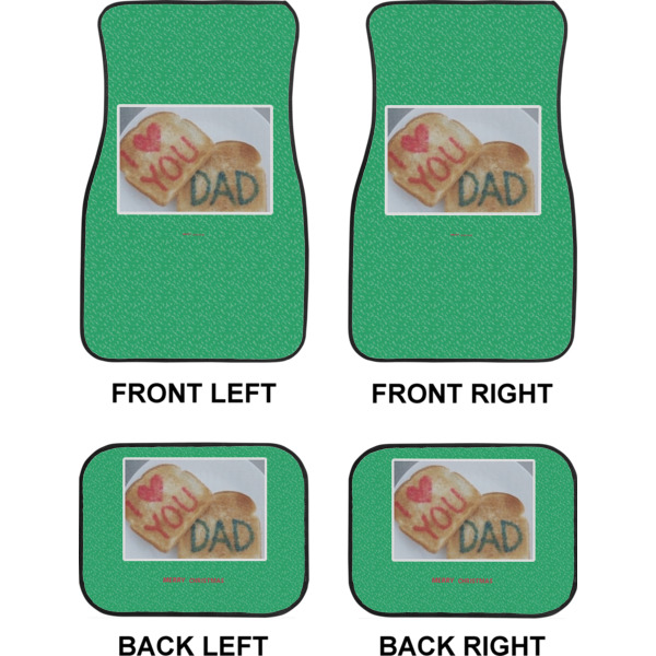 Custom Design - Car Floor Mats Set (2F + 2B)