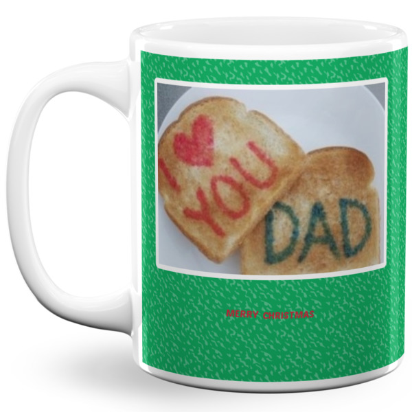 Custom Design Your Own 11 oz Coffee Mug - White