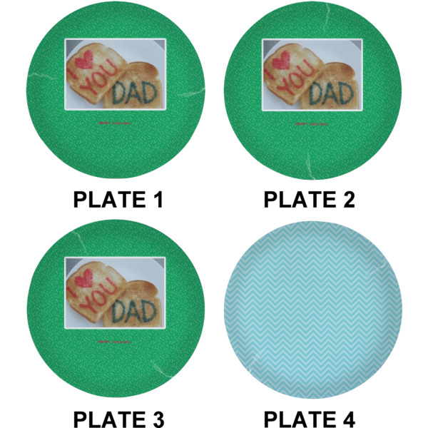 Custom Design - Set of Lunch / Dinner Plates (Approval)