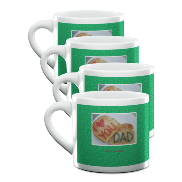 Custom Design Your Own Double Shot Espresso Cups - Set of 4