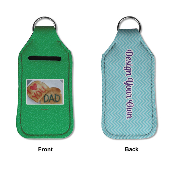 Custom Design - Sanitizer Holder Keychain - Large APPROVAL (Flat)