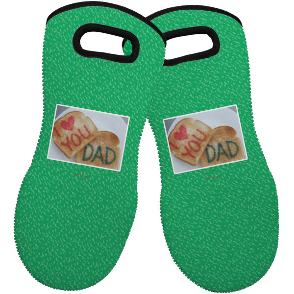 Custom Design - Neoprene Oven Mitt -Set of 2 - Front