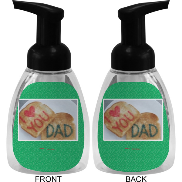 Custom Design - Foam Soap Bottle - Black - Front & Back