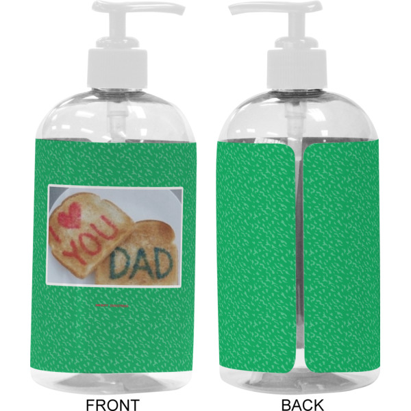 Custom Design - 16 oz Plastic Liquid Dispenser - Approval - White