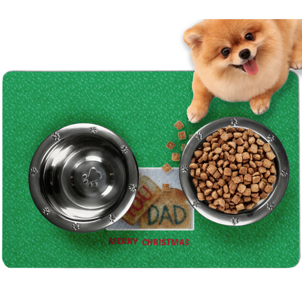 Custom Design Your Own Dog Food Mat - Small