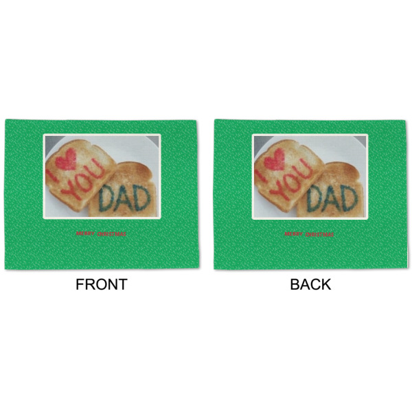 Custom Design - Linen Placemat - APPROVAL (double sided)