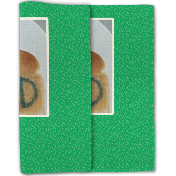 Custom Design - Linen Placemat - Double Sided - Folded Half