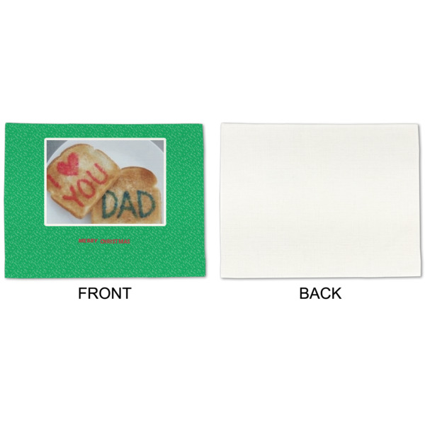 Custom Design - Linen Placemat - APPROVAL Single (single sided)