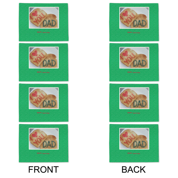 Custom Design - Linen Placemat - Double Sided - Approval - Set of 4