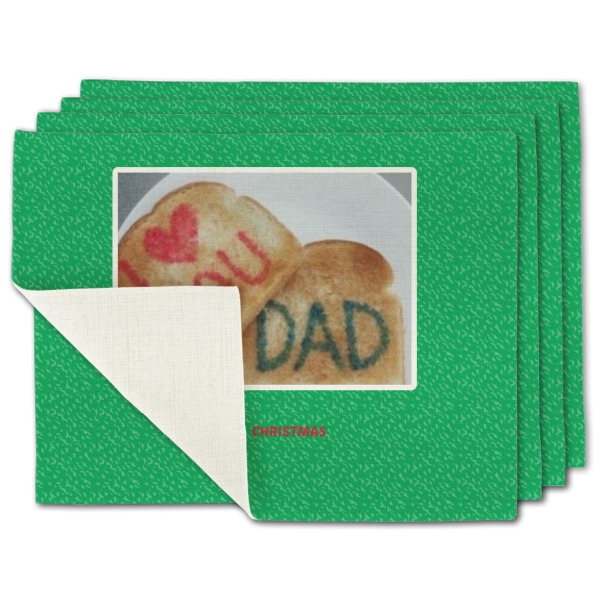 Custom Design Your Own Single-Sided Linen Placemat - Set of 4