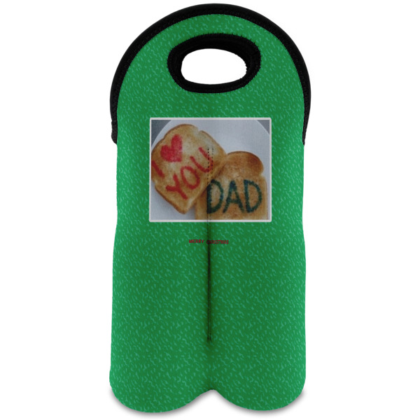 Custom Design Your Own Wine Tote Bag - 2 Bottles