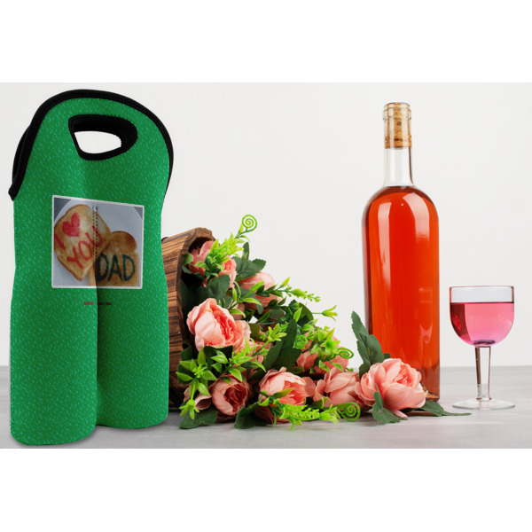 Custom Design - Double Wine Tote - In Context